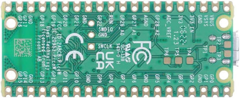 Raspberry Pi Pico W, Raspberry Pi RP2040 chip, Wi-Fi & Bluetooth 5.2 Supported, Beginner-Friendly Microcontroller