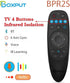 BPR2S Bluetooth Voice Remote Control Air Mouse Remote Control with 6-Axis Gyro Support IR Learning TV 4 Keys IR Isolation for Android TV Box TV Stick Set Top Box (No USB Dongle)
