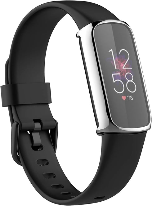 Screen Protector Case for Fitbit Luxe Smartwatch, Accessories Covers Scratched Resistant Full Protective Cover