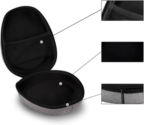 Hard Travel Headphone Case for Sony MDR7506, WH-CH720, WH-1000XM4, Beats Studio3, EP, Soundcore Anker Life Q20 Q20i
