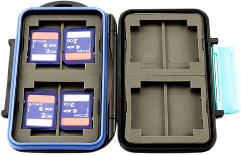 JJC MC-2 Waterproof Holder Storage Case for 4PCS CompactFlash and 8PCS SecureDigital