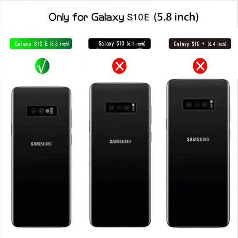 Case for Galaxy S10e 5.8 Inch, Slim Shockproof Clear TPU Floral Protective Case Cover for Samsung Galaxy S10e