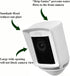 Silicone Skin Case Compatible with Ring Floodlight Cam Wired Pro - Sun Glare, UV & Weather Protection Skins Cover (White, 1 Pack)