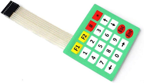 4Pcs 4x5 Keys Matrix Array 20 Key Keypad Membrane Switch Control Panel for Arduino