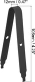 PATIKIL Keycap Puller Switch Remover, 2 Pack DIY Tool Fixing Keyboard Steel for Office Mechanical Keyboard, Black