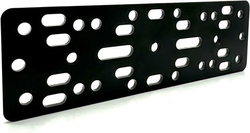 ChargerCity Universal Metal Alloy Bracket Plate for Ham CB Radio Garmin GPS Fish