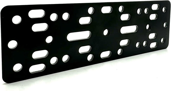 ChargerCity Universal Metal Alloy Bracket Plate for Ham CB Radio Garmin GPS Fish