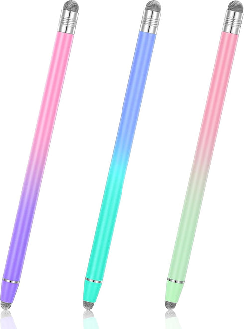 Thinp 3 Pcs Stylus Pens for Touch Screens, 2 in 1 Stylus Pen