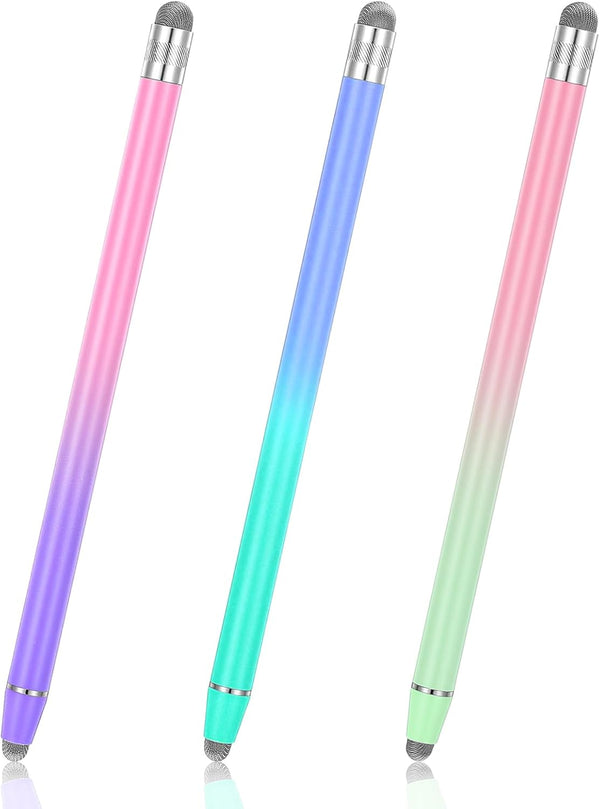Thinp 3 Pcs Stylus Pens for Touch Screens, 2 in 1 Stylus Pen