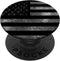 Grungy Grey Black American US Flag Vintage Patriotic Gift PopSockets Standard PopGrip