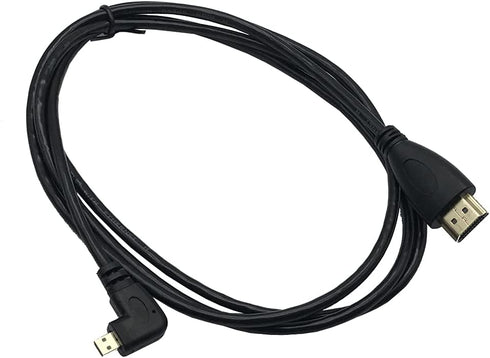 Seadream 2 Pack Angled Micro HDMI to HDMI Cable, 5Feet 90 Degree Male to Male Cable (Left and Right)