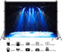 Leowefowa 12x8ft Vinyl Stage Concert Backdrop Spotlight Lights Night Club Photo Background Let's Glow Crazy Theme Party