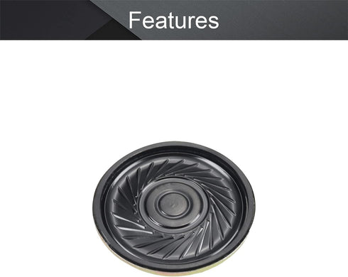 Fielect DIY Magnetic Speaker - 2W 8 Ohm 36mm Diameter Round Shape Replacement Loudspeaker (1pcs)