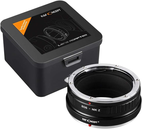 K&F Concept Lens Mount Adapter for Canon EF Mount Lens to Nikon Z6 Z7 Camera