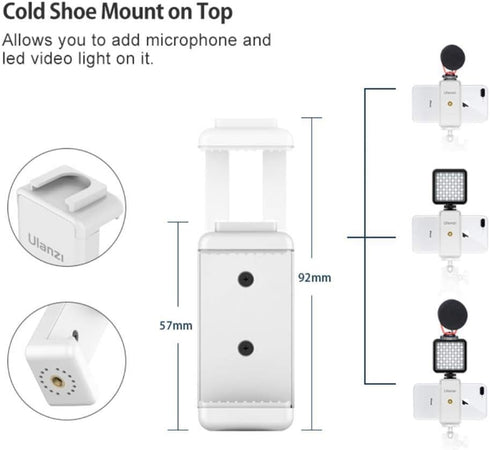 ULANZI ST-07 Adjustable Phone Tripod Stand in White