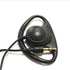 D Shape Earpiece Headset, 3.5mm Single Side Earphone Hook, Earbud for Tour Guide System, Tablet, Laptop, PC
