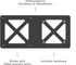 HumanCentric Mounting Bracket for Intel NUC, VESA Monitor Arm Extension Plate for NUC Mini PC Computer