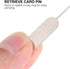 100pcs Set Mobestech Universal Sim Pin and Sim Tray Remover Tool Hard Steel Material Compatible with Smartphones