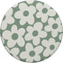 Sage Green Aesthetic Cute Flowers Floral Retro Daisy PopSockets Standard PopGrip