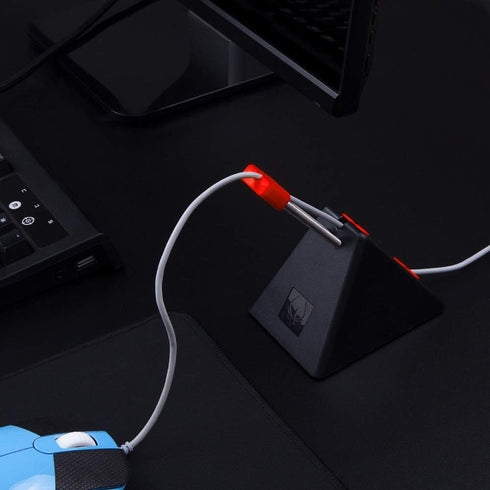 Hotline Games Mouse Bungee Cord Clip Management System for Esports FPS Game (3.0 Black)