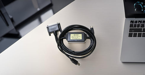 USB-SC09 Programming RS422 PLC Cable A Series Interface, Compatible with PLC Cable FX Series USB to Adapter