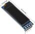 JUZITAO 6PCS 0.91 Inch I2C 3.3V~5V OLED Display Module IIC OLED Screen DC Compatible with Raspberry PI (White Display