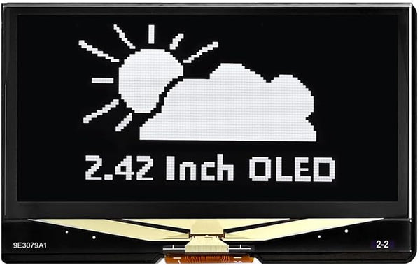 xicoolee 2.42inch OLED Display Module - 128x64 Resolution, SPI/I2C Communication, Compatible with Raspberry