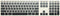 HRH Ombre Gray Silicone Keyboard Cover for Magic Keyboard with Numeric Keypad A1843 MQ052LL/A (US Layout, 2017)