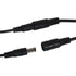 ATNSINC 10Pairs 12v 2.1mm 5.5mm DC Power Cable Male Female Connectors x DC Pigtail Adapter for CCTV Security