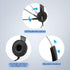 AGPTEK Hands-Free Call Center Noise Cancelling Corded Binaural Headset with 4-Pin RJ9 Crystal Head and Mic for Desk