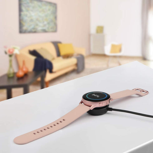 Trami 2 Pack Wireless Charging Dock Compatible with Samsung Galaxy Watch 7/6/6 Classic/5/5 Pro/4/4 Classic/3/Active