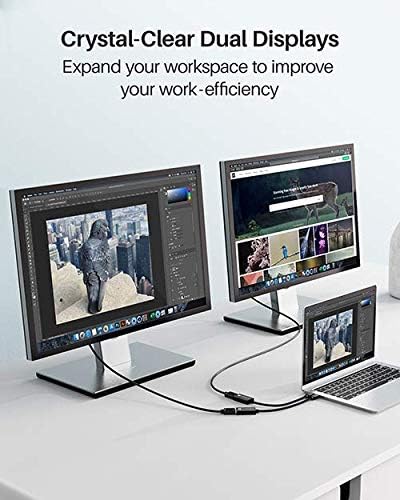 IVANKY 4K Active Mini DisplayPort to HDMI Adapter, 4K@60Hz, Thunderbolt 1&2 to HDMI for MacBook Air/Pro, Surface Pro