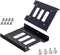 2 Pack Black SSD HDD Holder Mounting Bracket Adapter for 2.5 to 3.5 Hard Drive