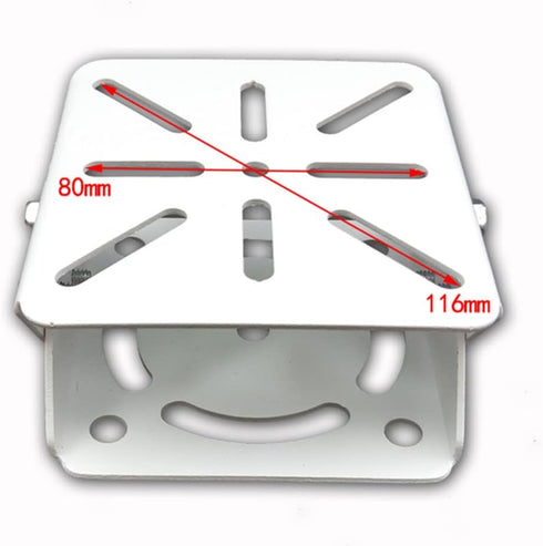 CCTV Security Camera Universal Pole Mounting Bracket Adapter for PTZ Dome Surveillance Cameras