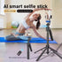 realexist 360 Auto Face Tracking Phone Holder, Rotation Phone Tripod with Wireless Remote and Phone Holder, Selfie