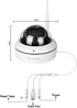 HD Security Camera WiFi Dome IP Camera | Wireless Home Surveillance System with Motion Detect (720P)