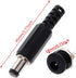 Hisocute 5 5.5mm 2.1mm Connector+5 Pcs X Male for Power Plug Pcs Screw Lock Female Banana Cable Connector Plug Screw