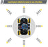 4WD LAFVIN Mecanum Robot Car Kit Smart DIY Project Compatible with Arduino IDE