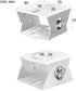 Universal Pole Mount Bracket Adapter for PTZ Dome CCTV Security Camera, 2D Bracket UP&Down