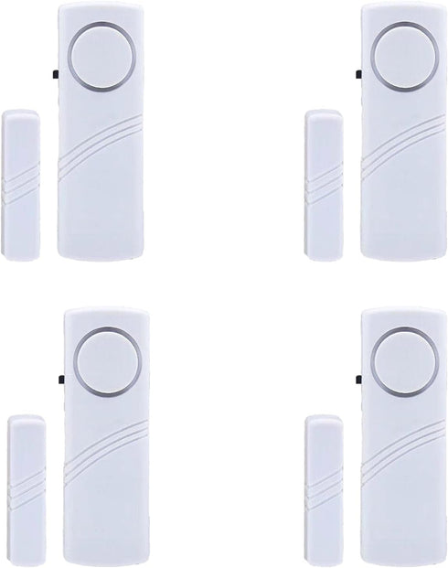 4 Pack Window Door Alarm, Door Sensor Alarm for Kids Safety, Home Security for Pool, Garage, Apartment, RV