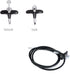 39.4"(100cm) Bulb-Lock Threaded Release Cable Vibration-free Black Shutter Release Cable Shutter Release Cable