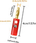 Oiyagai 20pcs Audio Speaker Wire Cable Banana Plugs, Screw Type Connectors 4mm (Gold-Plated)