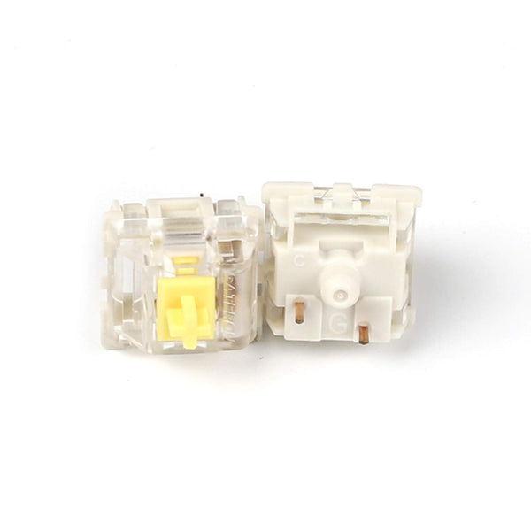 Gateron Switches MX Keyboard Switch 3pin SMD LED Underglow Compatible for MX Mechanical Keyboards (SMD Yellow 88 PCS)