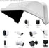 Universal Security Camera Sun Rain Cover Shield for Dome/Bullet Outdoor Camera, Protective Roof (White)