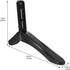 ULDIGI Tv Stand Replacement Base with Screws Black Desktop Tv Holder Pedestal Feet Tabletop Television Bracket