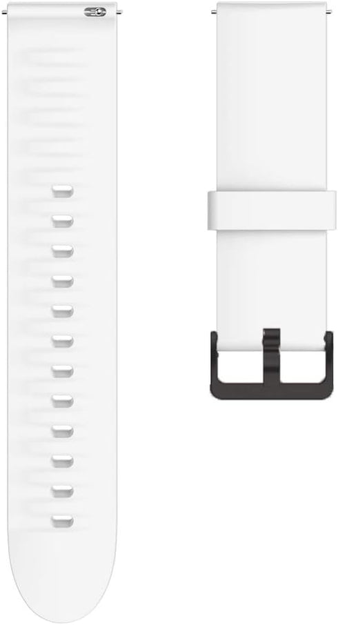 ID208 Plus Smart Watch Bands, Lamshaw Silicone Replacement Soft Wristbands with Stainless Steel Buckle for 1.8" Smart