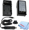 Car/Home Charger for LP-E8 or LC-E8 Rechargeable Battery for Canon EOS Rebel T2i, T3i, T4i, T5i, 550D, 600D, 650D,