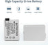 LP-E8 Rechargeable Lithium Ion Battery Pack, 2-Pack for Canon EOS Rebel T2i, T3i, T4i, T5i, 600D, 700D