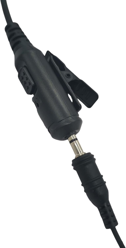 1 Pin Ptt Surveillance Headset, Acoustic Tube Radio Earpiece for Cobra Microtalk Walkie Talkie Models