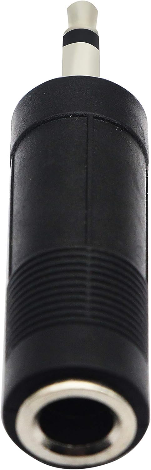 zdyCGTime 3.5mm to 6.35mm Adapter Mono Audio Male to Female Mic Plug Converter (5 Packs)